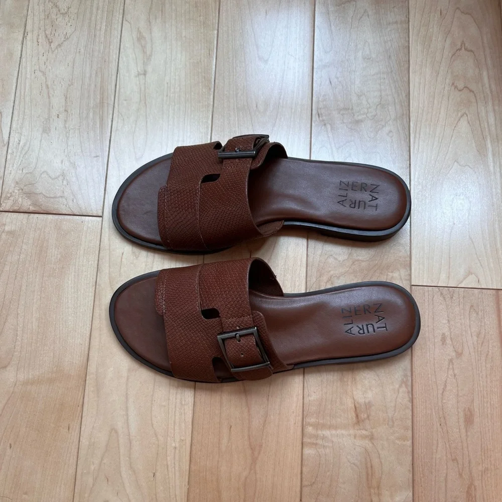 Naturalizer Leather Sandals Size 6.5 - Picture 2 of 5